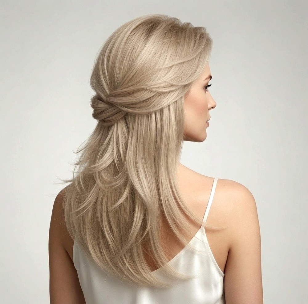 HairUWear Hairdo Clip-In Hair Extension Mid Soft Blonde Volumizer 22"